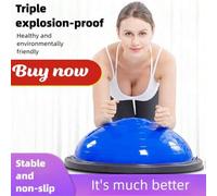 Shein 2 piezas Entrenador de equilibrio BOSU Bola mitad/Bola de estabilidad para yoga, fitness, pilates