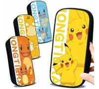 Shein 2 piezas Estuche de lápices de pokemon pikachu, estuche de papelería escolar, caja de artículos de escritorio, EsTUche para lípics de almacenamiento d