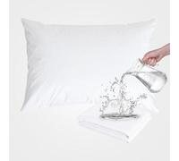 Shein 2 piezas Fundas de almohada 100% impermeables, 50x70cm/19x27 pulgadas de fibra de poliéster lavables con estilo sobre, disponibles en múltiples colore
