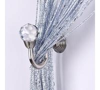 Shein 2 piezas Ganchos de pared para cortina de cristal y aleación con tornillos, disponibles en varios colores