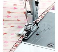 Shein 2 PIEZAS Herramienta de Pie Presionador de Máquina de Coser Overlock, Perfecta para Máquinas Singer y Brother de Vástago Bajo, Costura de Ropa y Tela,