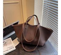 Shein 2 piezas Nuevo bolso de hombro de nicho coreano con textura de lichis, bolso de gran capacidad, bolso de lujo ligero y elegante, bolso versátil para d