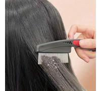 Shein 2 piezas Peine creativo anti-ácaros y caspa, herramienta rascadora de cabeza, 1 pieza Peine quitanivuevos de piojos, regalo de San Valentín con corazó