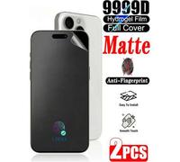 Shein 2 PIEZAS Película de hidrogel mate compatible con iPhone 17 Air 16 15 14 Plus 13 12 Mini 11 Pro XR XS X MAX 6 7 8 6S PLUS SE20 SE22 Protector de panta