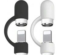 Shein 2 PIEZAS Protector de lápiz suave de silicona compatible con Apple Pencil de 1ra generación, Funda protectora antiperidida para IPencil IPad Pen Cap