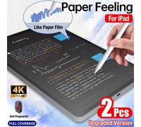 Shein 2 piezas Protector de pantalla con sensación de papel mejorado para iPad 10th 10.9 pulgadas (2022)/iPad 11th A16 2025, película mate PET extra gruesa