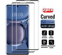 Shein 2 piezas Protector de pantalla de vidrio templado 3D curvo, dureza 9H, anti-arañazos, para Redmi Note 14 Pro/13 Pro+/Honor Magic 7/6/5 Lite Pro X9A X9