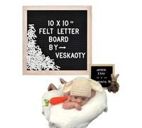 Shein 2 piezas/Set - Tablero de letras de fieltro, Tablero de letras, Tablero de símbolos numéricos - Tablero de mensajes intercambiables de 10 pulgadas x 1