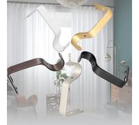 Shein 2 piezas Soportes para barras de cortina, soportes para cortinas de acero inoxidable, diseño clásico simple, a prueba de agua y óxido, fácil de instal