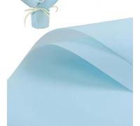 Shein 20/10 Hojas de papel de envolver flores semi-transparente y resistente al agua con patrón floral, de 22.8x22.8 pulgadas, adecuado para manualidades DI