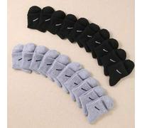 Shein 20/10 pares de calcetines con número 67 de colores aleatorios para niños, calcetines estéticos de preparatoria negros y grises con el número 67, calce