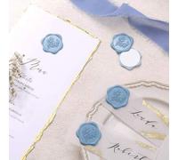 Shein 20/30/50/100 Piezas Pegatinas de Sello de Cera de Invierno, Pegatinas de Sello para Sobres de Invitaciones de Boda, Sellos Adhesivos para Sobres, Perf