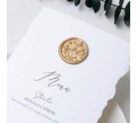 Shein 20/30/50/100 piezas Pegatinas de sello de cera, pegatinas de sellado de sobres de invitación de boda, sellos de sobre autoadhesivos, adecuados para bo