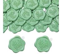 Shein 20/30/50/100 piezas Pegatinas de sello de cera, pegatinas de sello para sobres de invitación de boda, sellos adhesivos para sobres, perfectos para bod