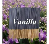 Shein 20/50 Varitas de incienso con aroma a vainilla, de 8.66 pulgadas de largo - Dura mucho, aroma natural a madera, ideal para el hogar, hotel, fiesta, vi