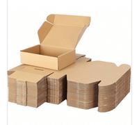 Shein 20 cajas postales pequeñas de 6 x 4 x 1.5 pulgadas, cajas de cartón pequeñas, cajas de regalo para fiestas de amigos, festivales, Navidad, fiestas, em