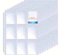 Shein 20 piezas/30 piezas/50 piezas Fundas de plástico para tarjetas, protectores de tarjetas de béisbol, portador de tarjetas transparente, funda para tarj