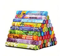 Shein 20 piezas/Caja Tiras de Aromaterapia, Disfruta del Aroma de la India con 20 Varitas de Incienso - Rosa, Salvia Blanca, Vainilla, Palo Santo, Sándalo,