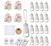 Shein 20 sets de abrebotellas como recuerdos para fiesta de baby shower, regalos de fiesta de baby shower para invitados, regalos de vuelta de baby shower p
