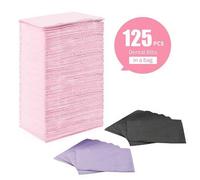 Shein 200/125/100/50/20/10 Piezas Paquete de 13" X 18" Alfombrilla desechable para mesa de manicura, Servilletas de 3 capas para salón de uñas (Adecuado par