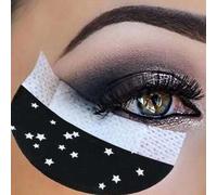 Shein 200/150/100 piezas Cubiertas desechables para delineador de ojos, parches sin pelusa para extensiones de pestañas postizas, herramientas de maquillaje