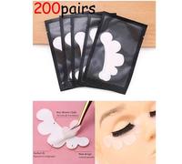 Shein 200 pares de parches para ojos, parches en forma de nube para extensiones de pestañas, parches de gel para ojos para uso profesional y personal, parch