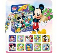 Shein 200 pegatinas de dibujos animados por caja, pegatinas adhesivas para la serie Princesas Disney, Princesa de la Nieve, Mickey Mouse, Minnie Mouse, nota