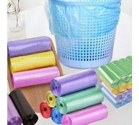 Shein 200 piezas/100 piezas Bolsas de basura domésticas portátiles comunes, bolsas de basura pequeñas comunes, plegables, forros de botes de basura de plást