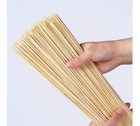 Shein 200 piezas de 30 cm de pinchos de bambú, aptos para uso doméstico, comercial y al aire libre, ideales para asar a la parrilla, barbacoa, frutas, aperi