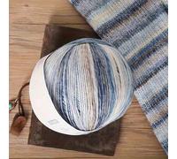 Shein 200g/1 Bola de hilo de algodón hecho a mano, ligero, suave y amigable con pompones, beige