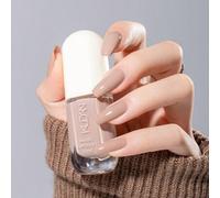 Shein 2025 Nuevo Esmalte de Uñas Galaxy Dream en Caqui, 1 Botella/10ml, Sin Hornear, Secado Rápido, Desprendible, Larga Duración, Inodoro, Esmalte de Uñas a