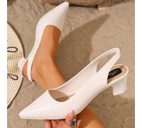 Shein 2025 Zapatos de mujer de moda en color dorado claro con espejo metálico, tipo Mary Jane, adecuados para ir al trabajo, citas, fiestas, vacaciones, zap