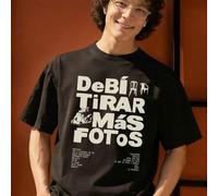 Shein 2026 DeBí Tirar Más Fotos" Camiseta gráfica, ropa de hombre, estilo retro musical, 100% algodón, hombre, camiseta de hombre, ropa de vacaciones para h