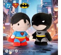 Shein 20cm Muñecos de peluche clásicos de superhéroes, juguetes de peluche suaves - Batman, Superman, Liga de la Justicia, excelentes regalos de Navidad y H