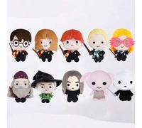 Shein 20cm Pequeña muñeca de peluche oficial de Warner Bros. Harry Potter, figura decorativa del mundo mágico del conjunto completo de graduación