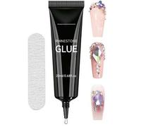 Shein 20ml Pegamento de uñas de arte súper fuerte, adecuado para decoración de uñas 3D, gel brillante, arte de uñas con gemas, requiere curado con UV/LED, r