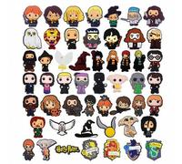 Shein 21/31/52 piezas Juego de Charms de Harry Potter, Hecho de Material PVC, Se Puede Usar Como Decoración de Bolsa de Playa, Accesorios para Zapatos, Rega