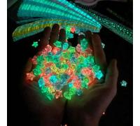 Shein 210 hojas de 10 colores de papel plegable de estrellas luminosas de deseos, con varios estilos de patrones, colores mixtos, estrellas de la suerte, pe