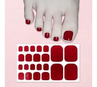 Shein 22 piezas Pegatinas para uñas de los dedos de los pies y 1 pieza Lima para los pies, envoltorios de calcomanías de arte de uñas para adolescentes, tir