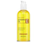 Shein 236ml/8 Fl Oz Aceite de Vitamina E, Adecuado para cicatrices, cabello, rostro, uñas, 50,000 Vitamina E, Hidrata la piel seca, Nutre la piel en todo el