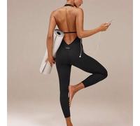 Shein 24" FeatherFit™-Air Rep The Glow Body Ajustable con Diseño de Espalda Abierta & Copas Removibles para Yoga, Pilates, Estudio y Uso en Verano