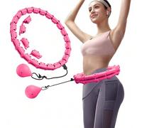 Shein 24 Nudos/27 Nudos/30 Nudos Aro de ejercicio de fitness, accesorios de gimnasio, Pilates, Yoga