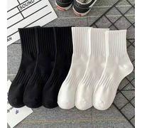 Shein 24 piezas/12 piezas/6 piezas Calcetines deportivos cómodos y unisex, adecuados para entrenamiento, actividades casuales y de oficina, que absorben la