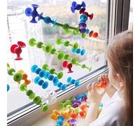 Shein 24 piezas de bloques de construcción interactivos con ventosas - ¡Regalo perfecto para niños y niñas! Regalo de Navidad, Halloween, Acción de Gracias
