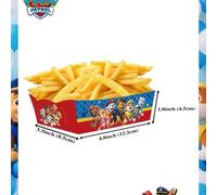 Shein 24 piezas Decoraciones de fiesta con temática de Paw Patrol, cajas para bocadillos, cajas para dulces, decoraciones para ambiente de Halloween y Navid