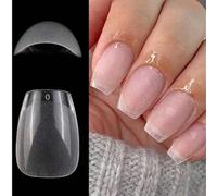 Shein 240 pegatinas de uñas de acabado mate cortas, adecuadas para manicura casera DIY o como regalo - pegatinas de arte de uñas esenciales para mujeres