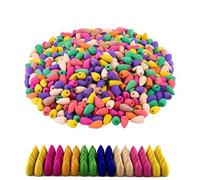 Shein 25/50/100/200 piezas de incienso de flujo inverso, con aromas a madera agar, rosa, jazmín, cereza, lavanda, sangre de dragón, limón y té verde para qu