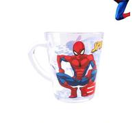 Shein 250ML Marvel Oficialmente Licenciado Taza Transparente a Prueba de Caídas de Spider-Man, Vaso para Cepillo de Dientes, Vaso para Enjuague Bucal para e
