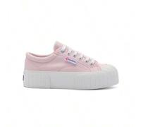 Shein 2631 Stripe Platform Women Casual Shoes Pink S5111SW