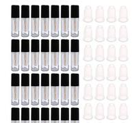 Shein 28 piezas de 0,8 ml Tubos de brillo de labios DIY, Tubos de máscara de pestañas portátiles mini, Tubos de delineador de ojos vacíos para viaje, Maquil